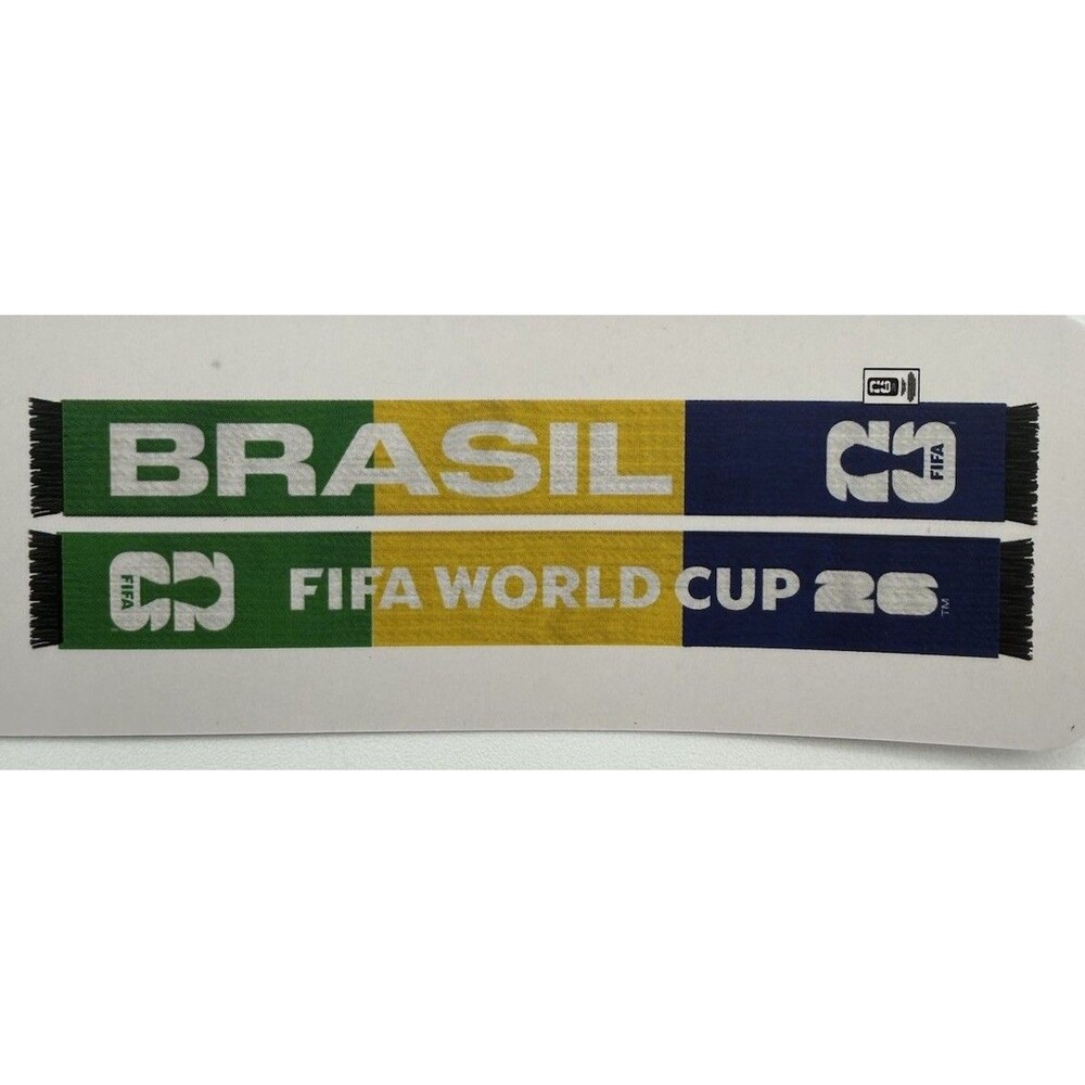 Brasil FIFA World Cup 2026  Scarf Double Sided Officially Licensed